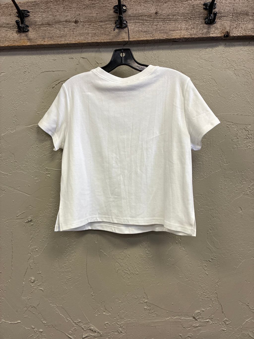 NWT Exlura Short Sleeve Crop Tee