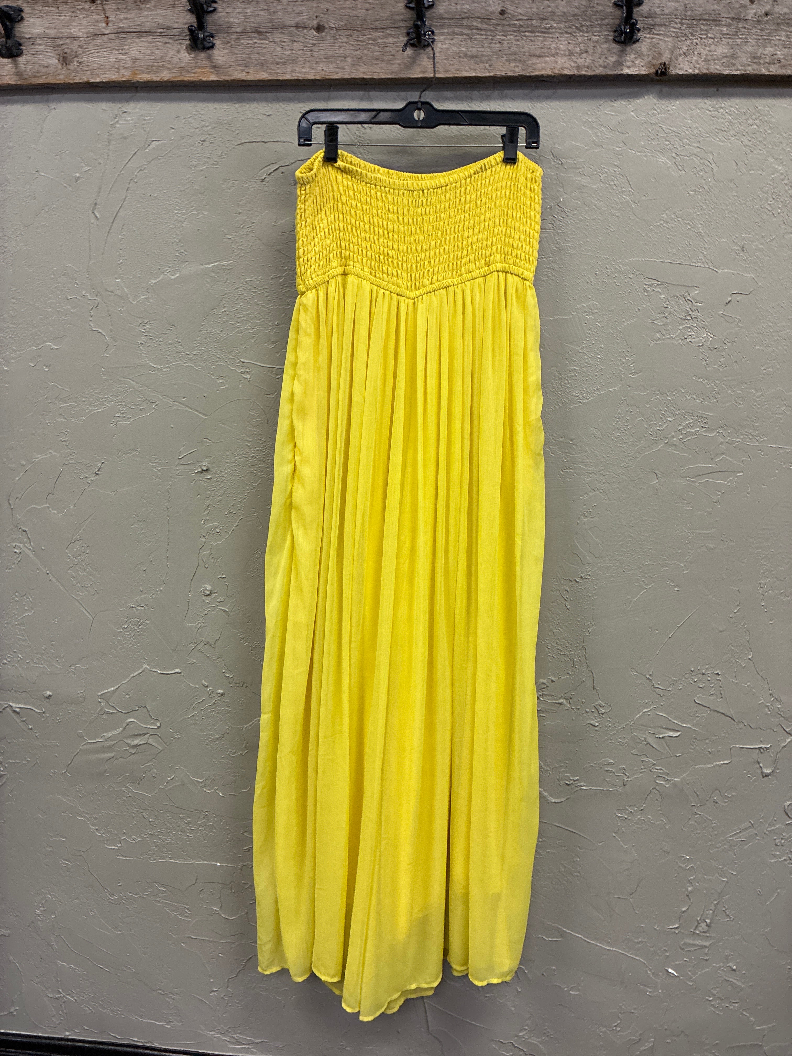 Akira Smocked Wide-Leg Jumpsuit (org$80)