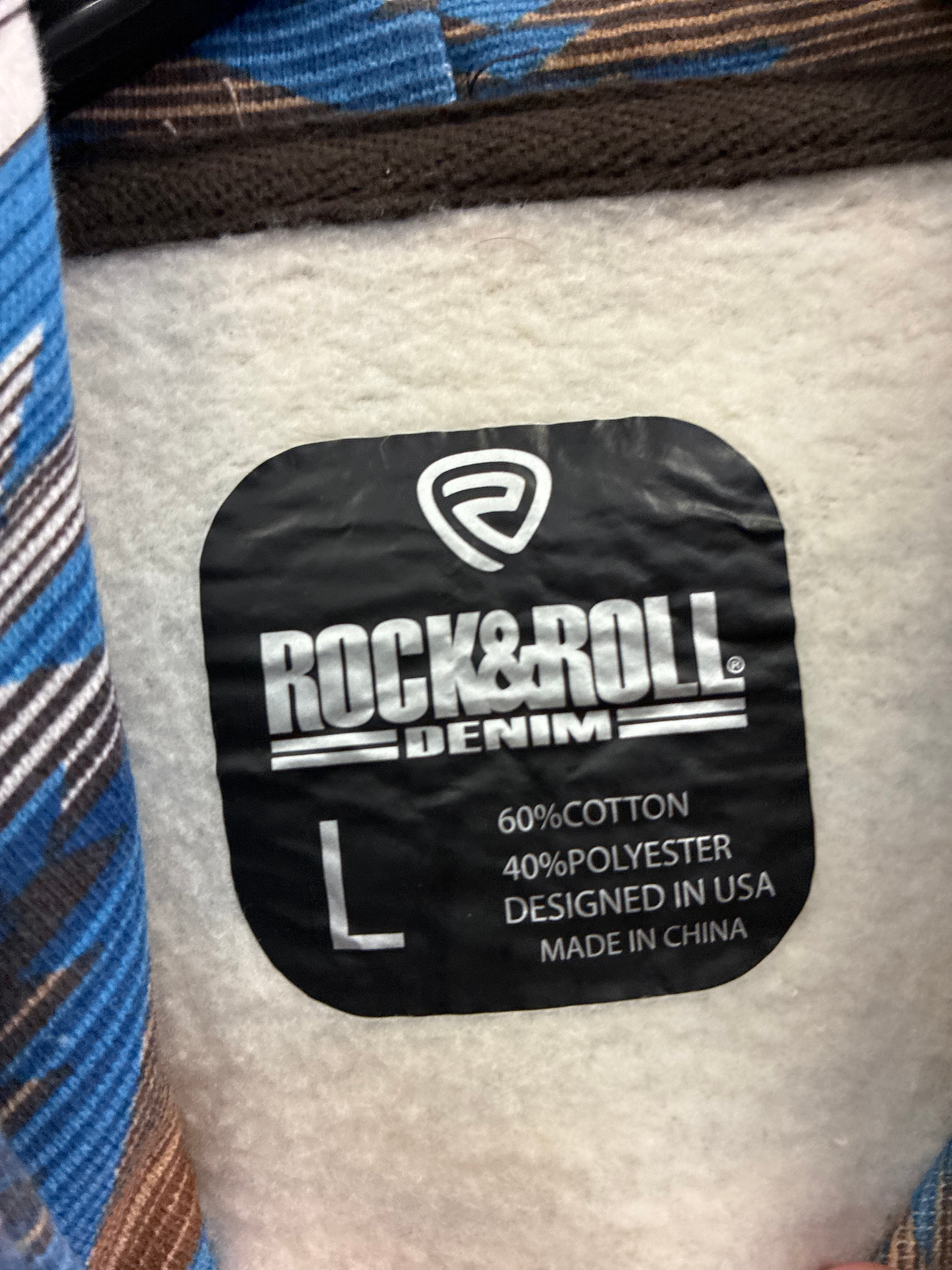 Rock&Roll Aztec Print Hoodie