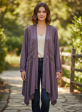 NWOT Indigo Thread Cascading Cardigan