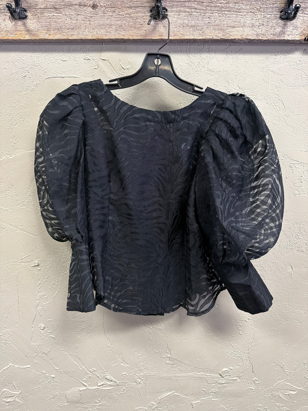 INA Sheer Zebra Print Blouse (org$95)