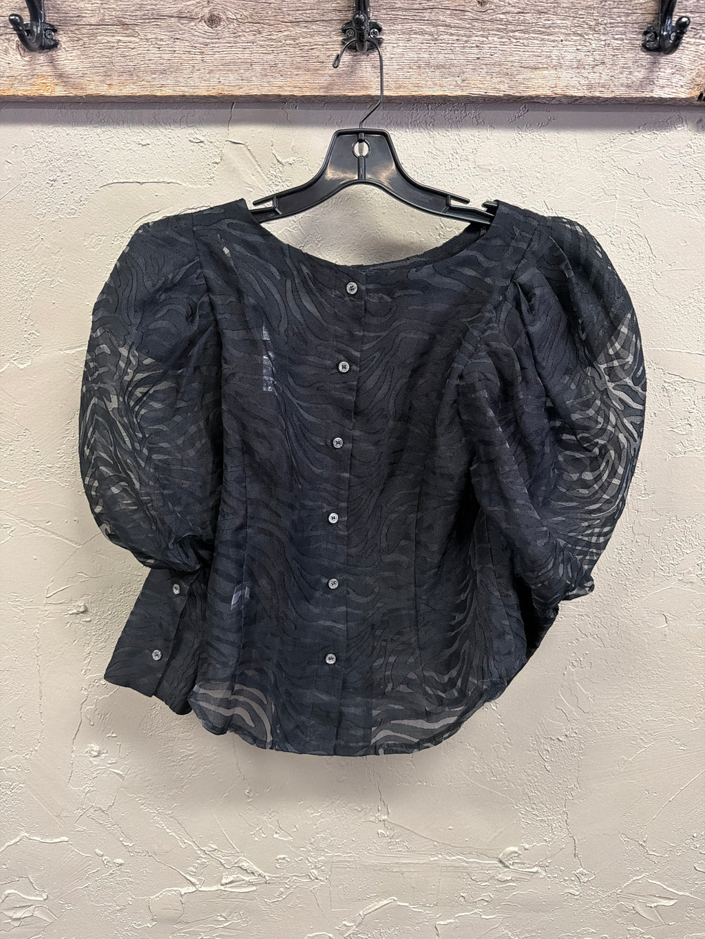 INA Sheer Zebra Print Blouse (org$95)