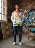 Colorful Paint Platter Graphic Hoodie