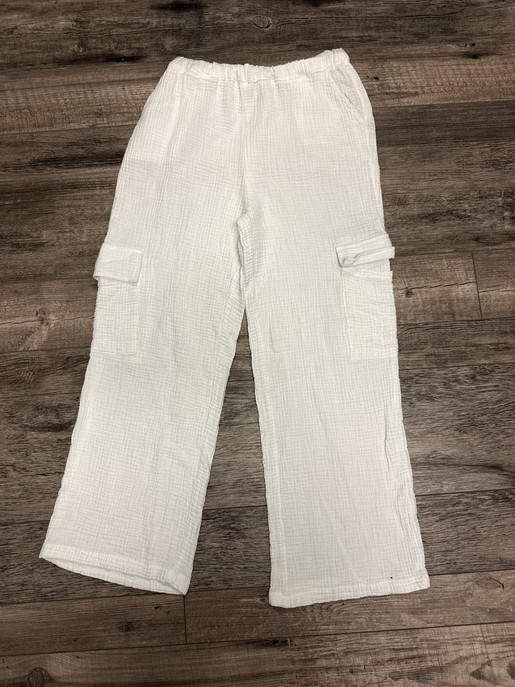 Rachel Paige Cotton Gauze Cargos
