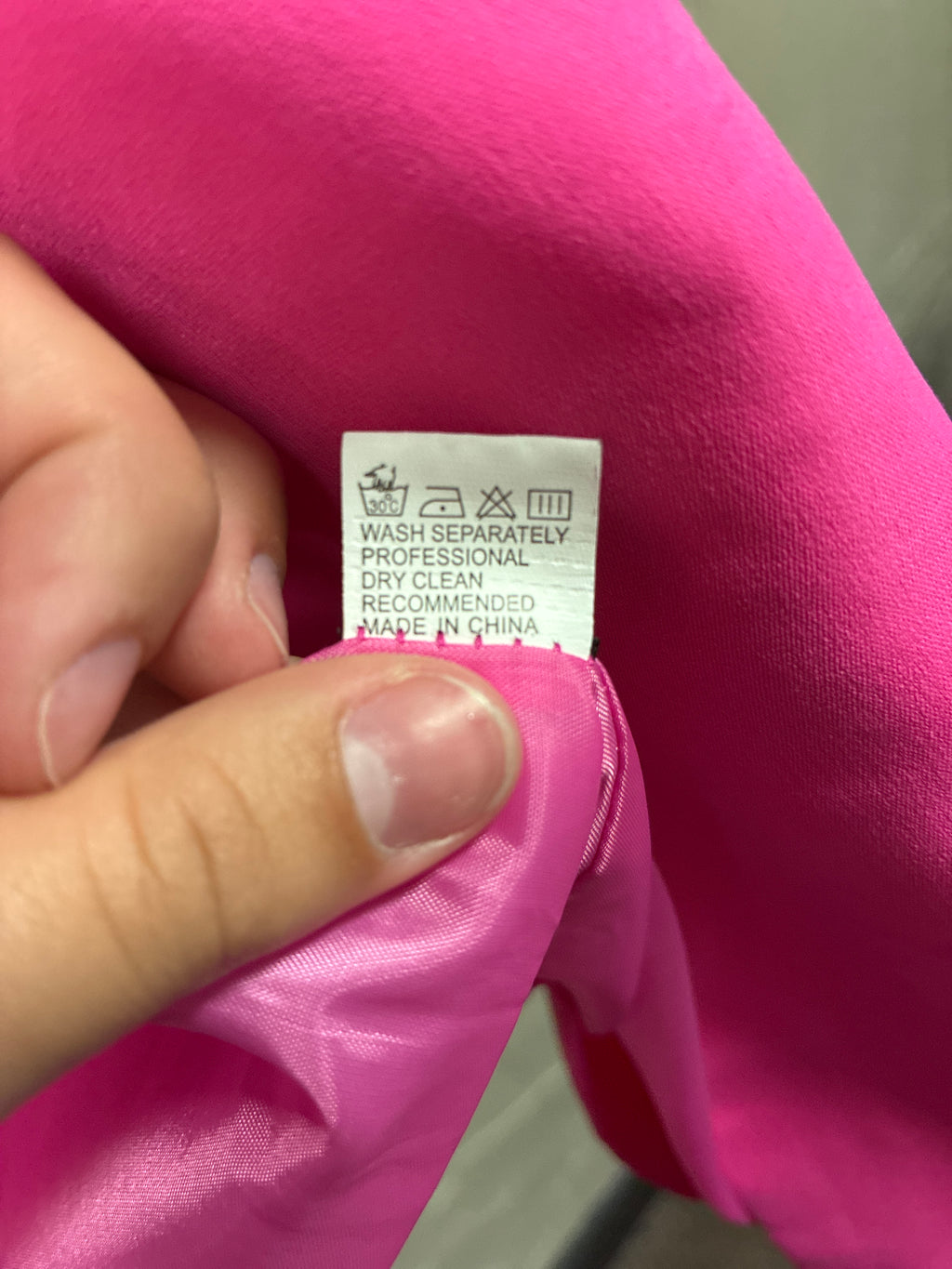Vibrant Hot Pink Open-Front Blazer