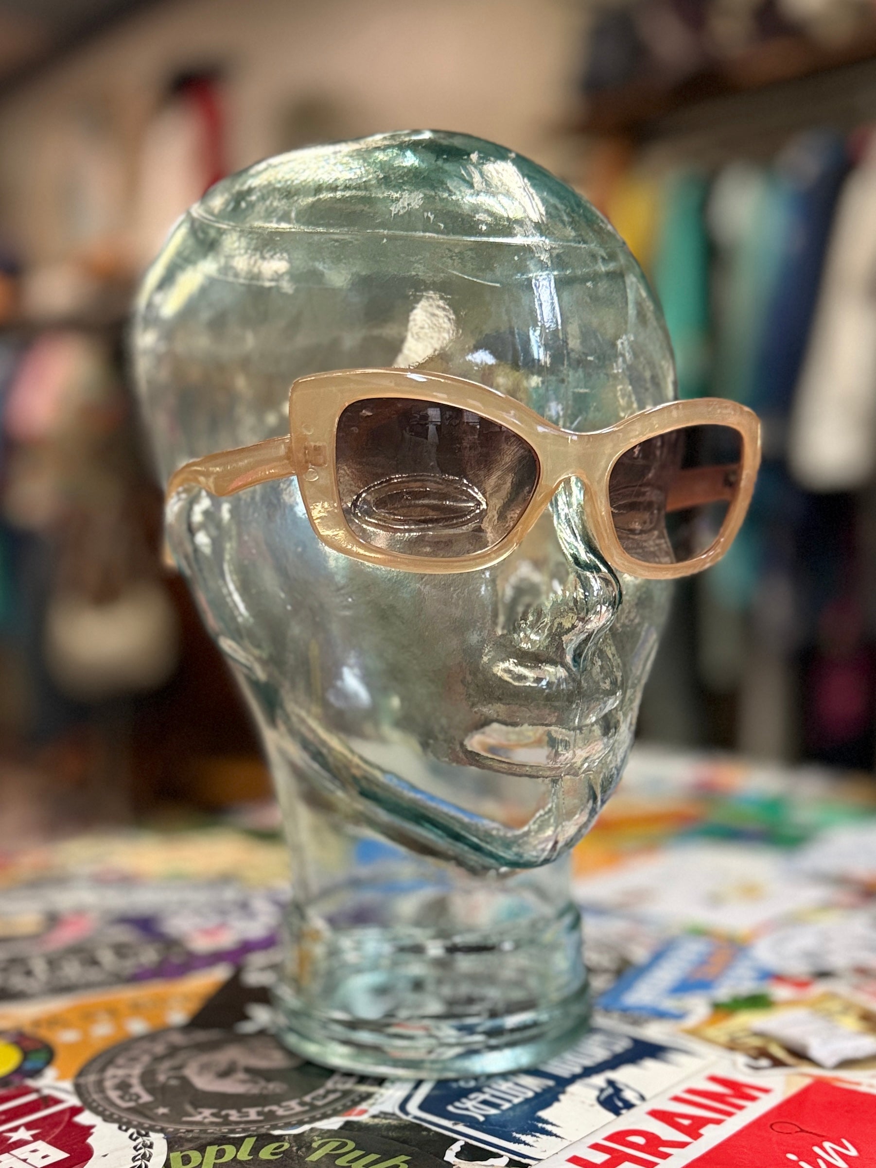 Translucent Nude Sunglasses