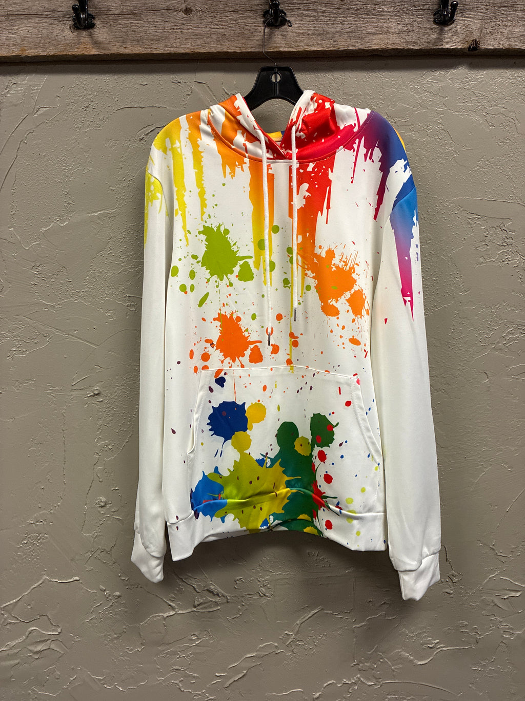 Colorful Paint Platter Graphic Hoodie