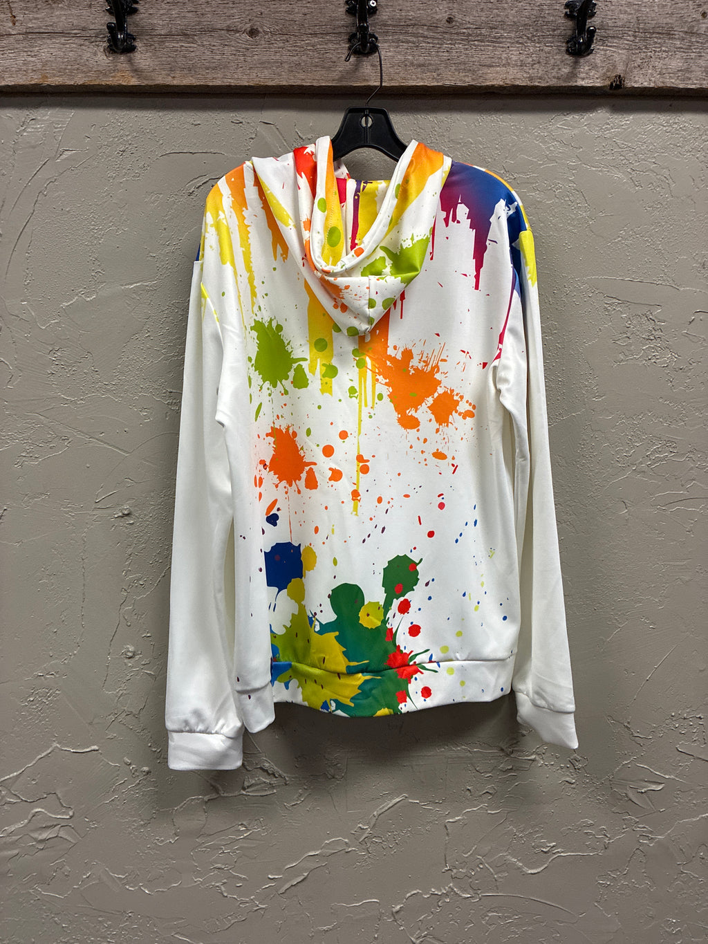 Colorful Paint Platter Graphic Hoodie