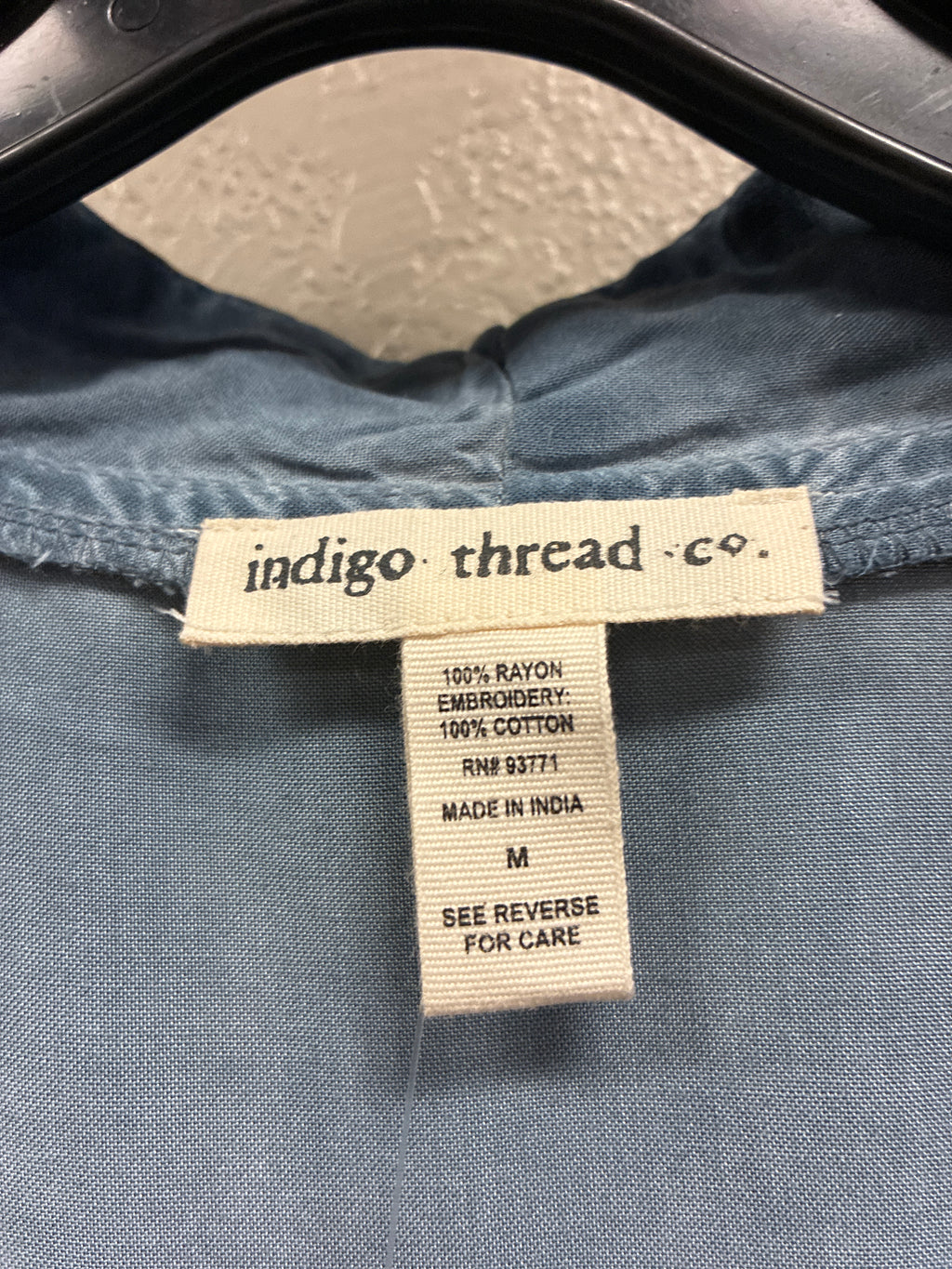 NWOT Indigo Thread Co Embroidered Trim Cardigan