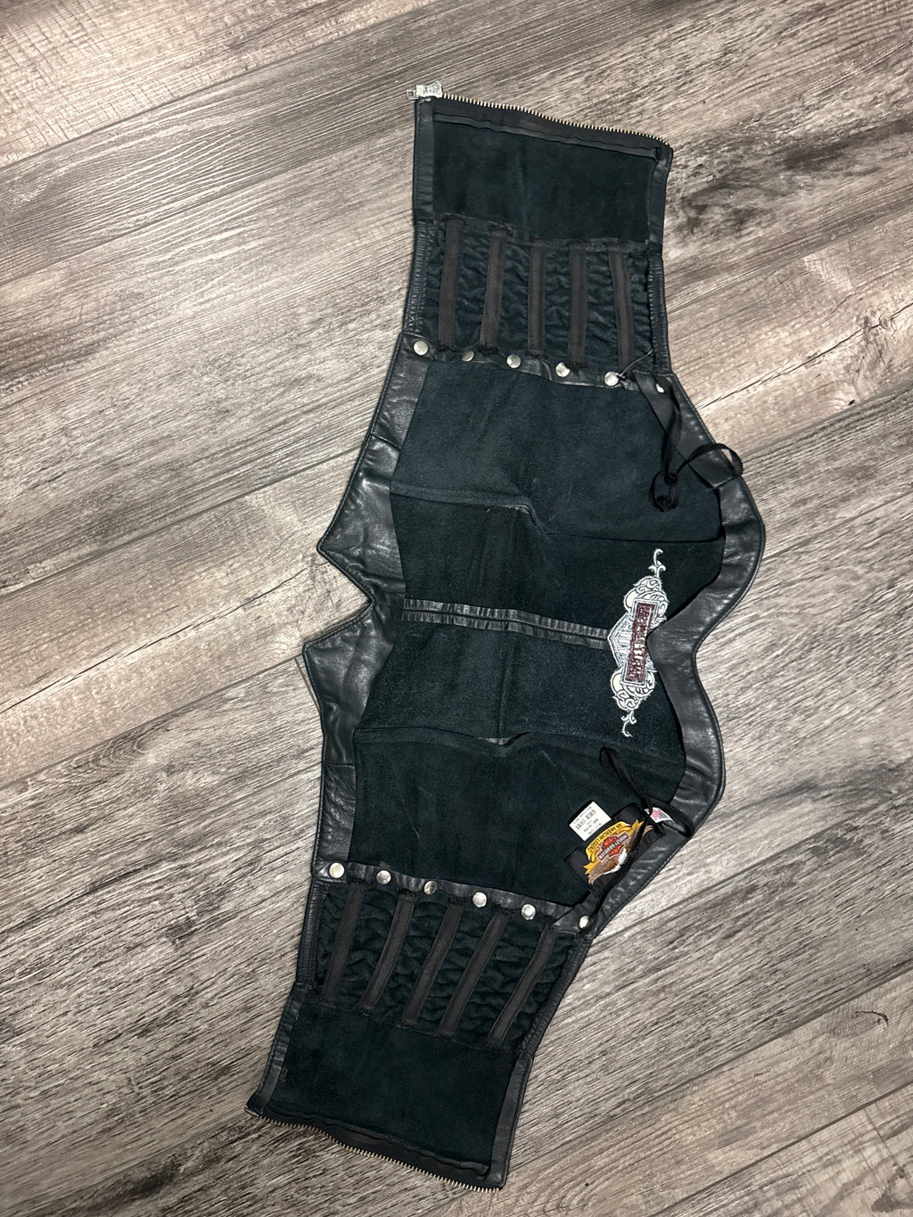 Vtg Y2K Harley-Davidson Leather Bustier