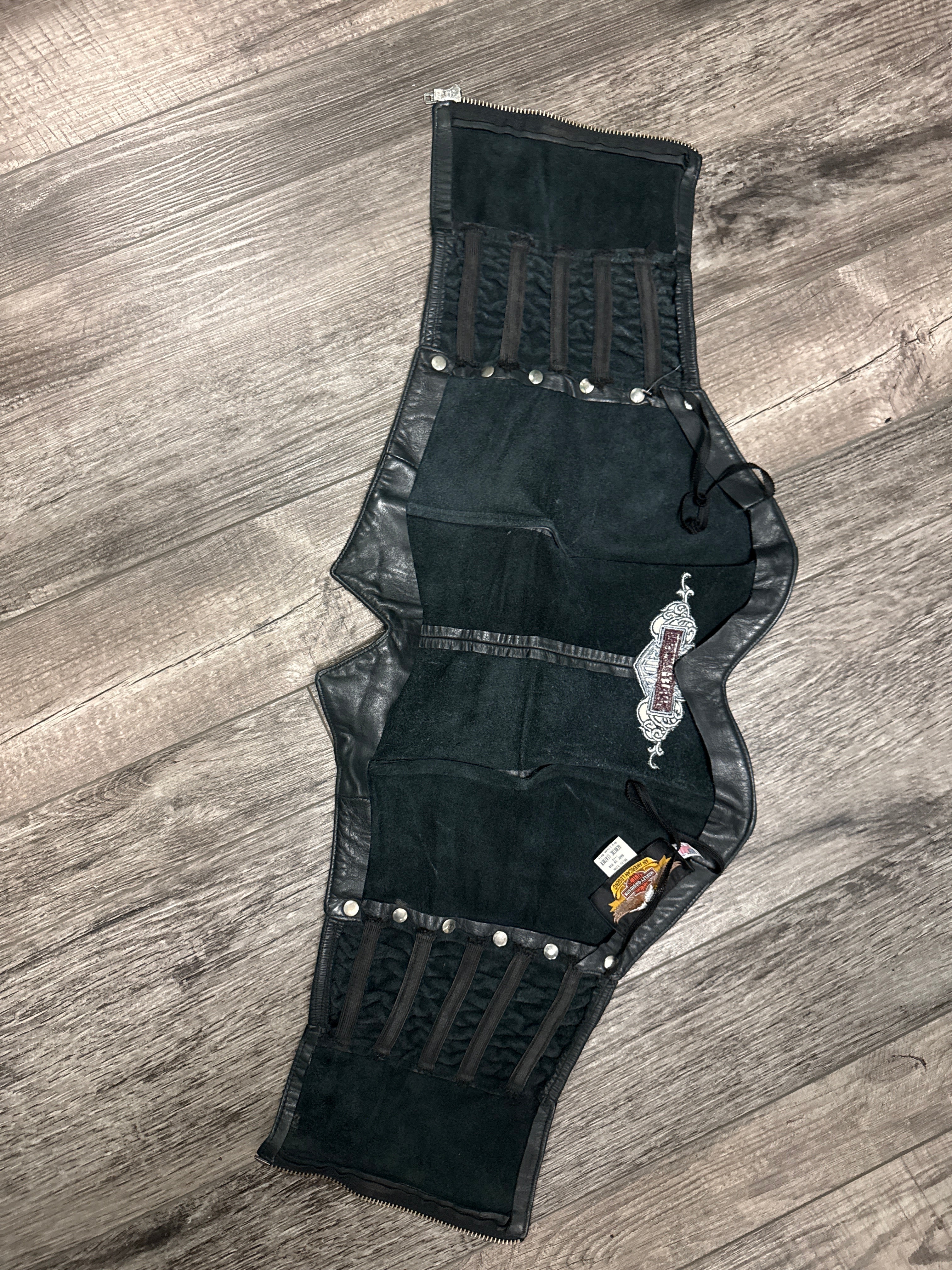 Vtg Y2K Harley-Davidson Leather Bustier