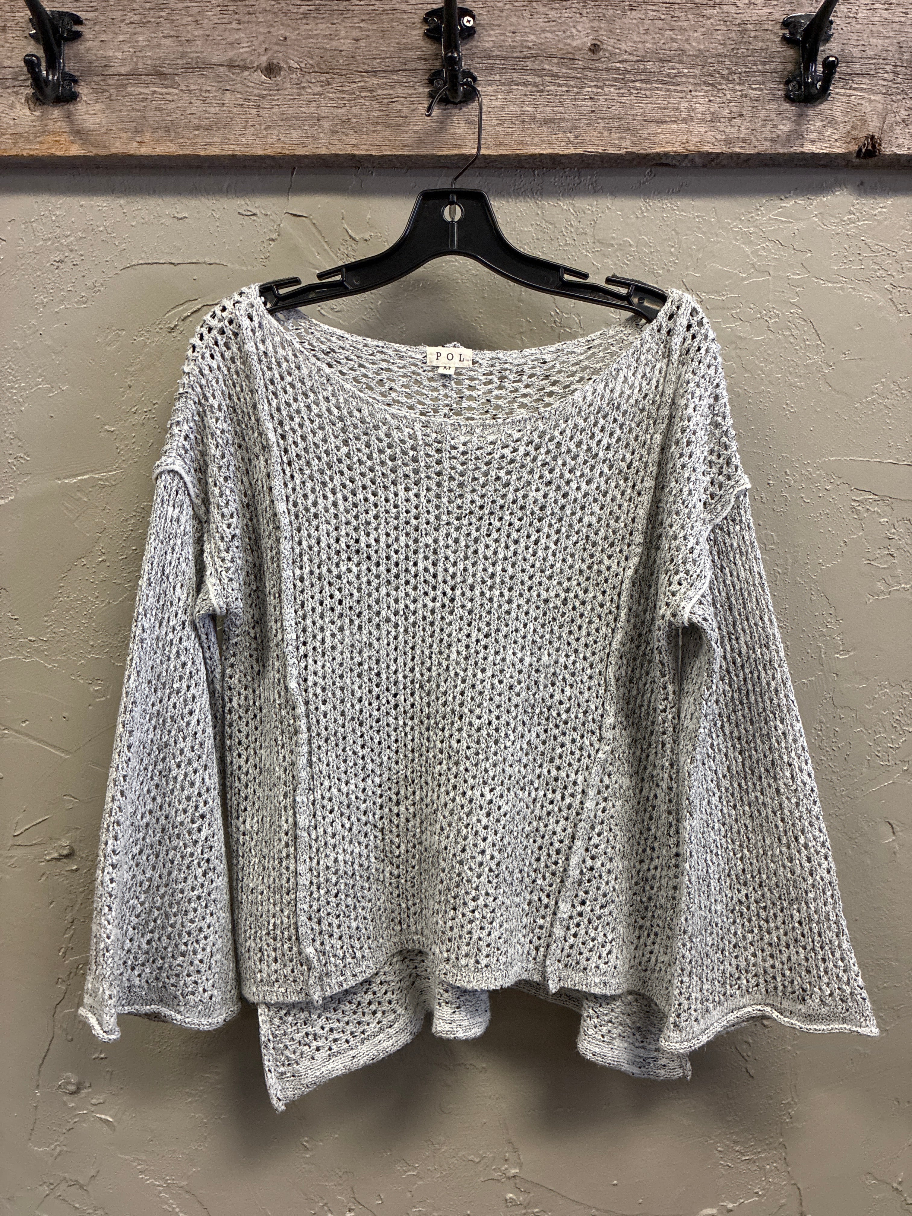 POL Open-Knit Sweater