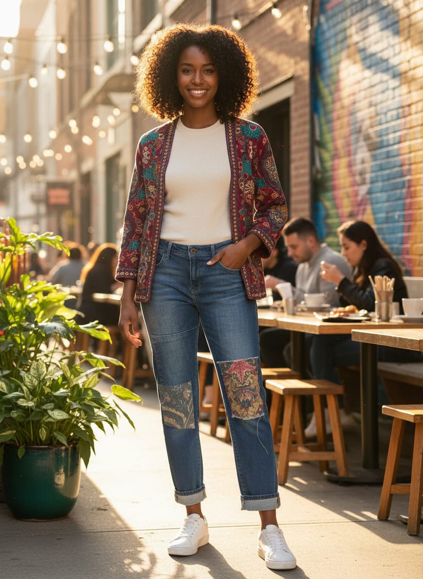 Pilcro Tapestry Slim Boyfriend Jean (org$148)