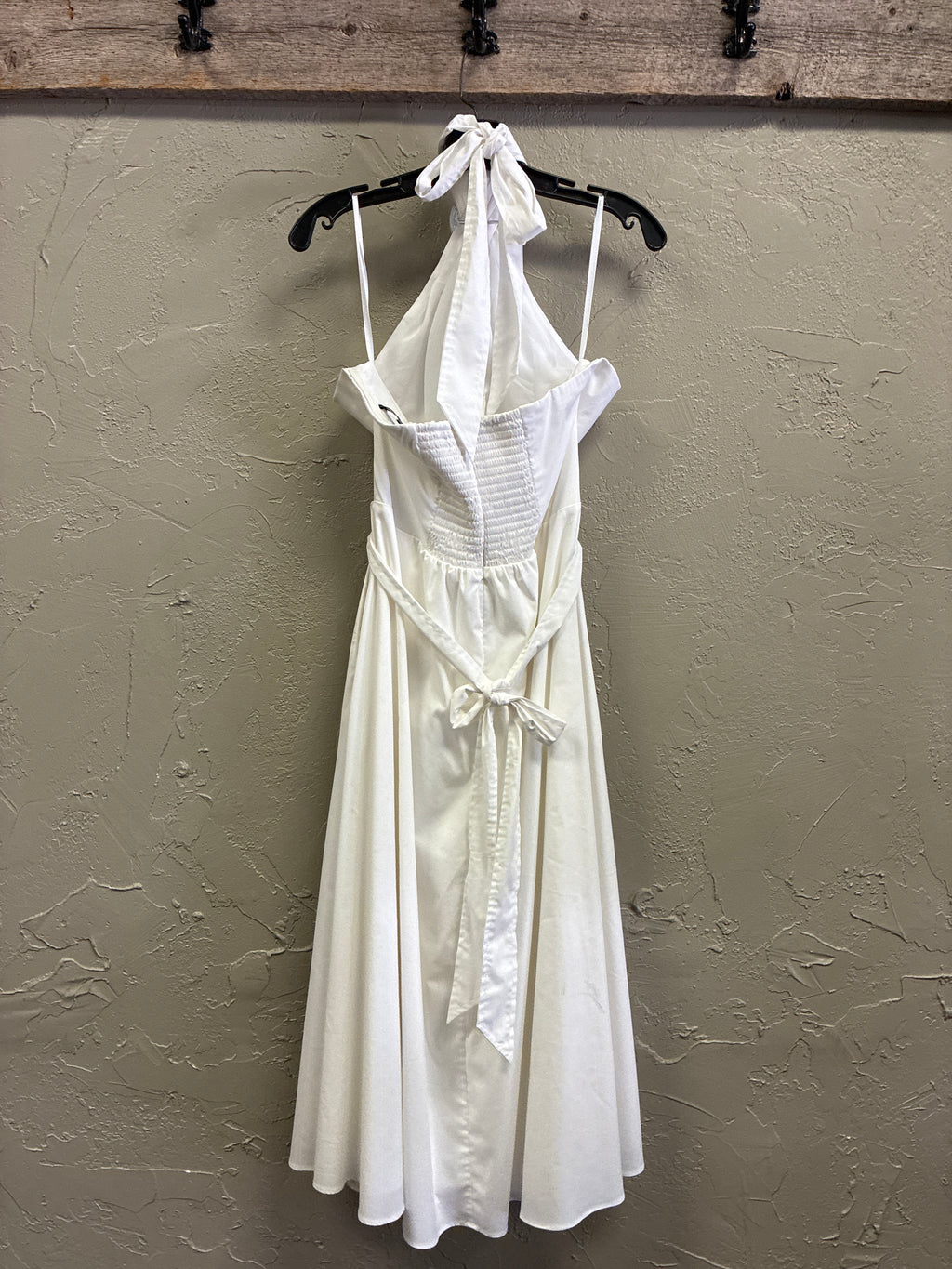 WHBM Halter Neck Poplin Midi Dress (org$130)