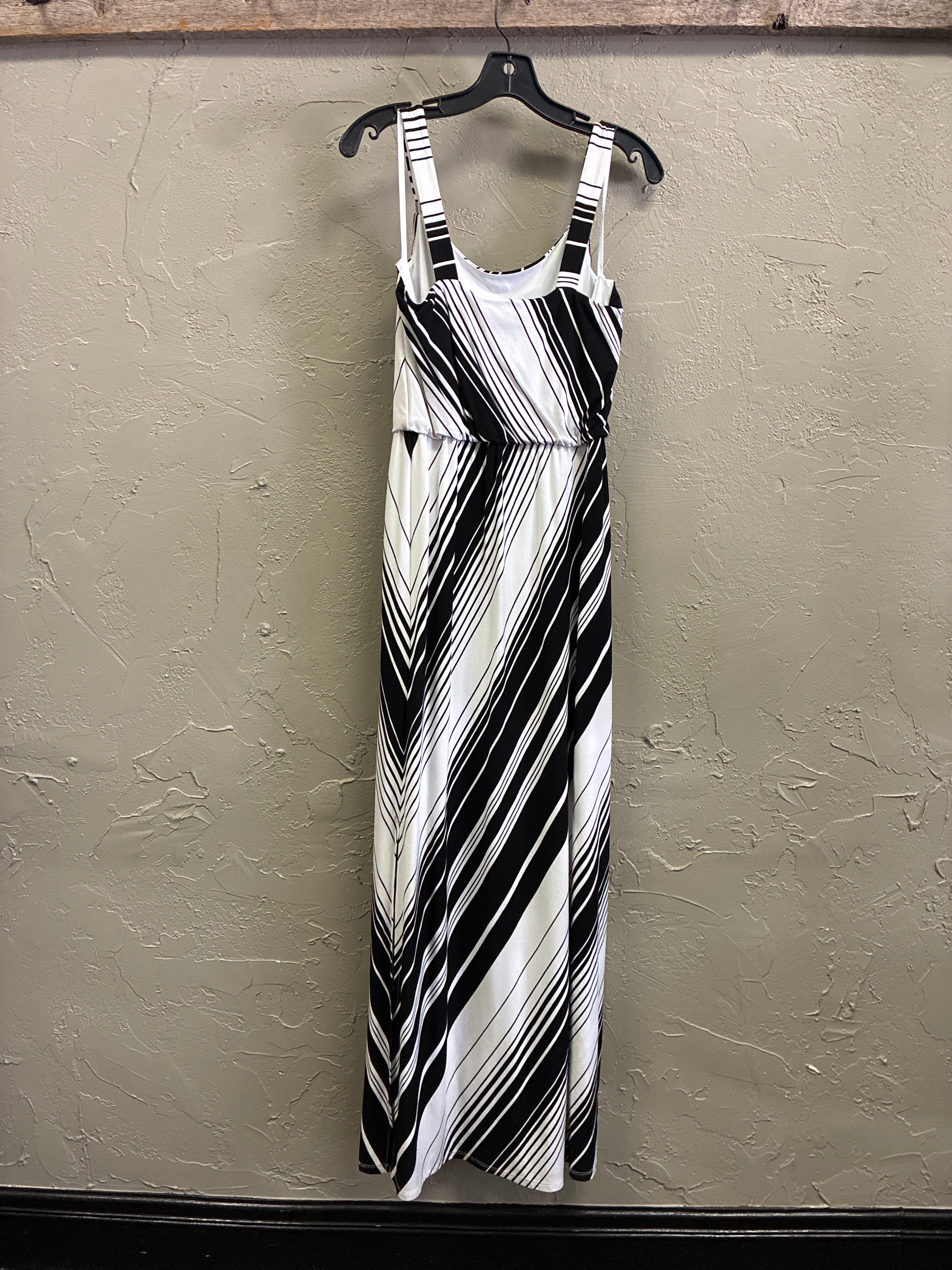 WHBM Bias Stripe Maxi (org$130)