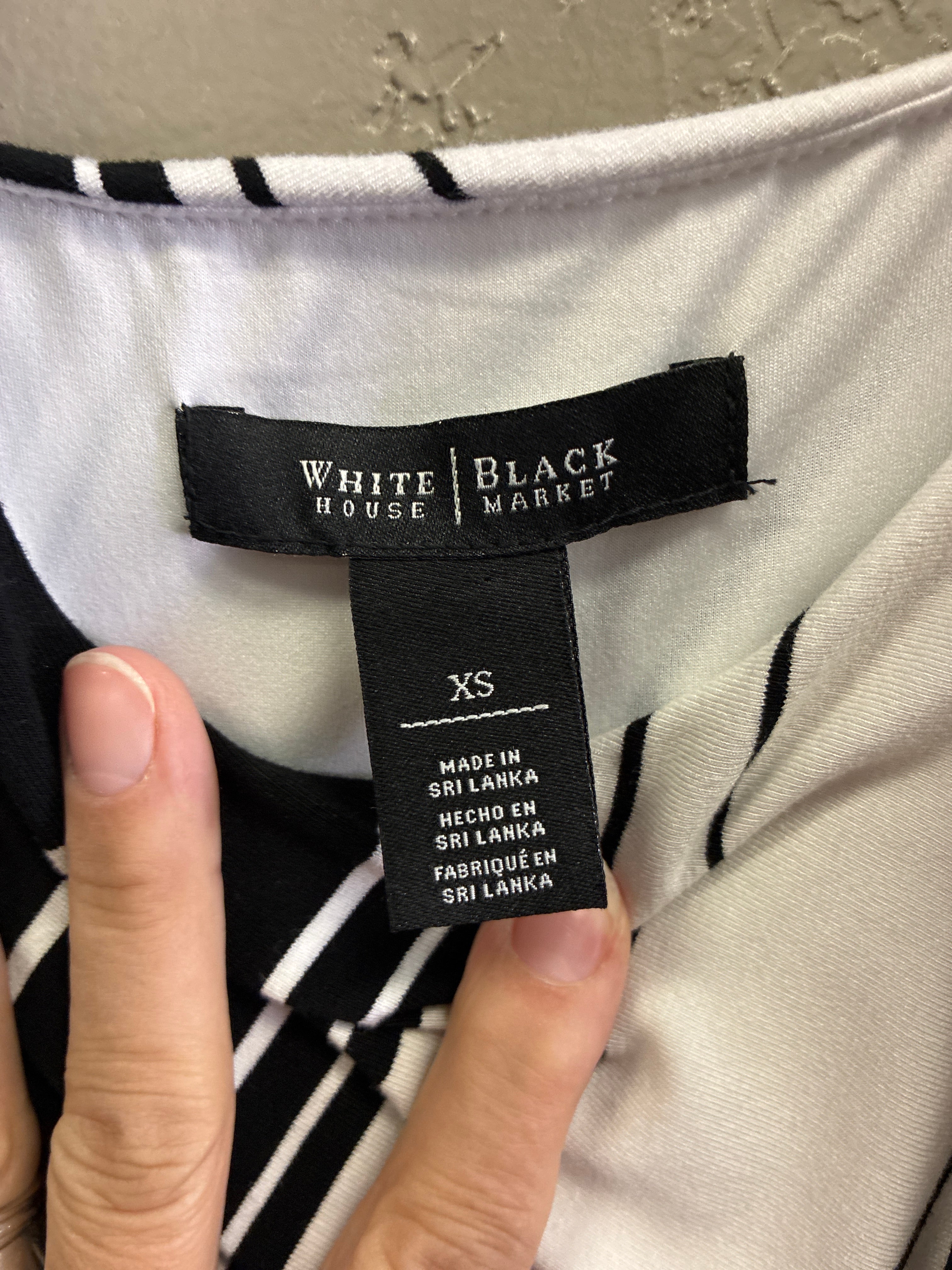 WHBM Bias Stripe Maxi (org$130)