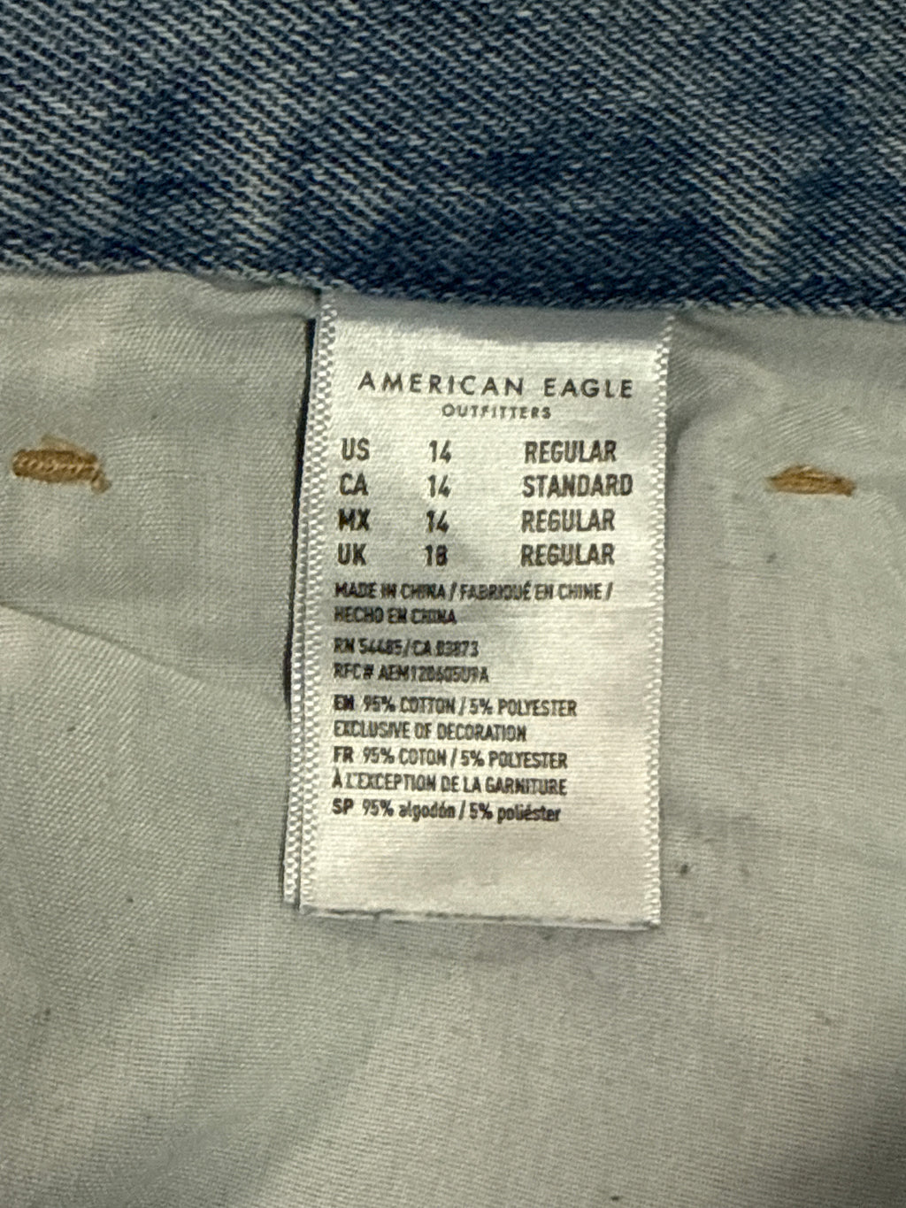AE Curvy Mom Jean (org$70)