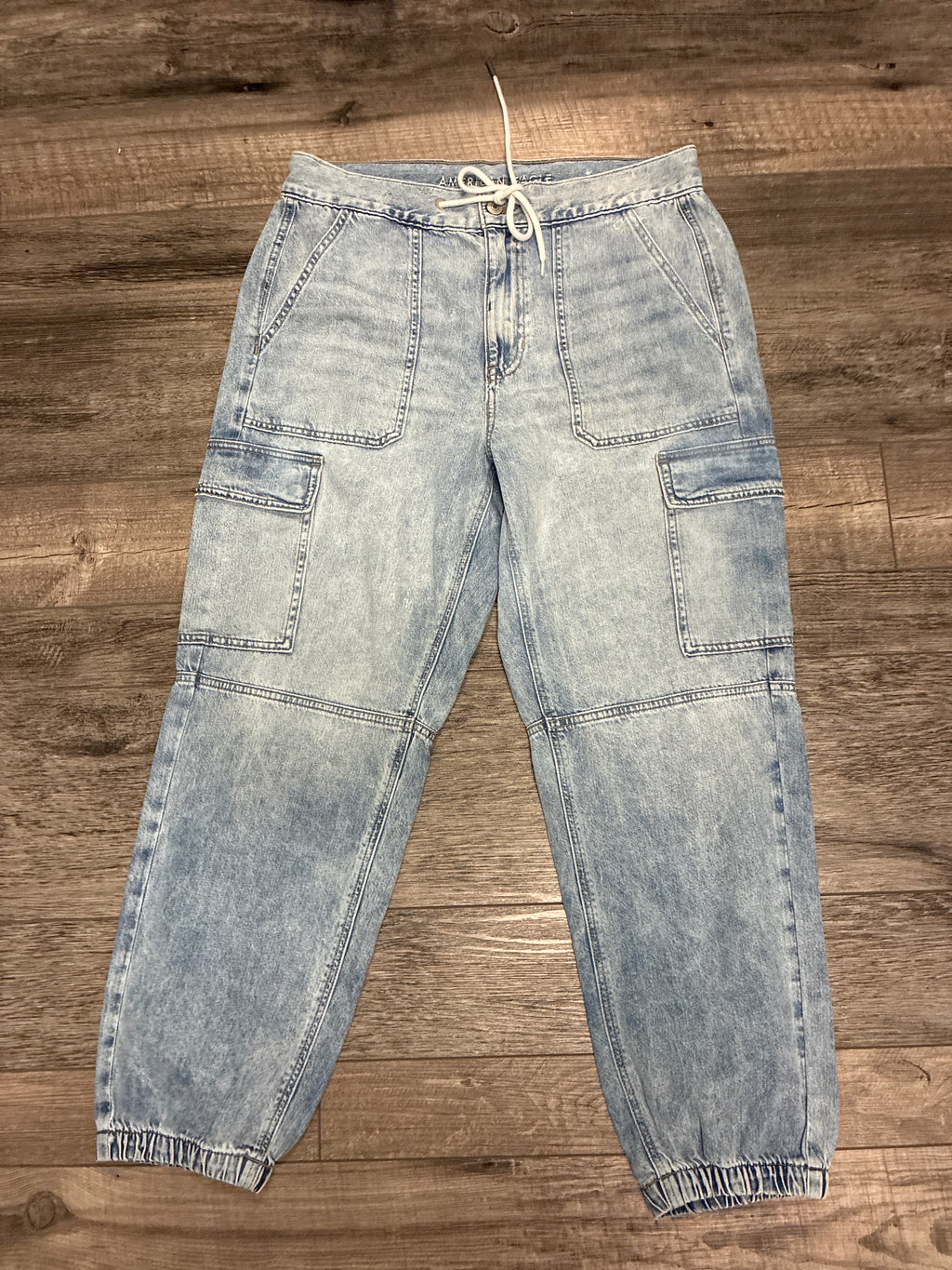 NWOT AE High-Waist Denim Jogger (org$60)