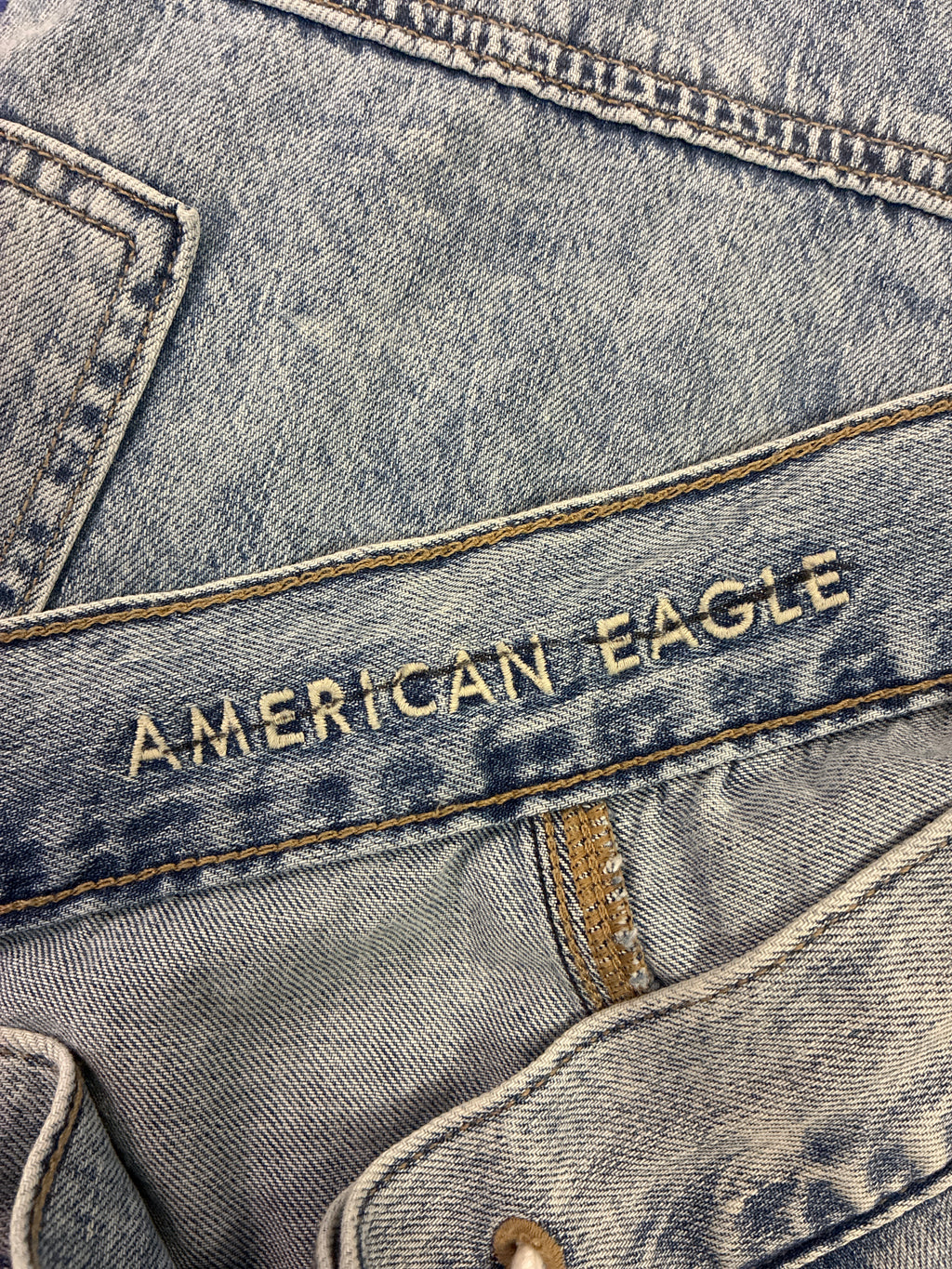 NWOT AE High-Waist Denim Jogger (org$60)