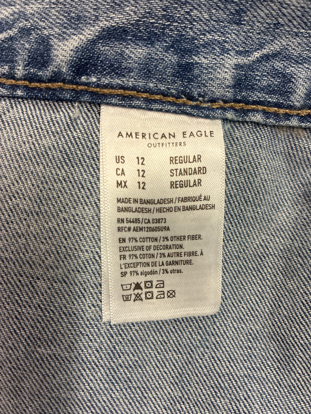 NWOT AE High-Waist Denim Jogger (org$60)