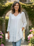 Gretty Zueger Lola Cotton Tunic (org$135)