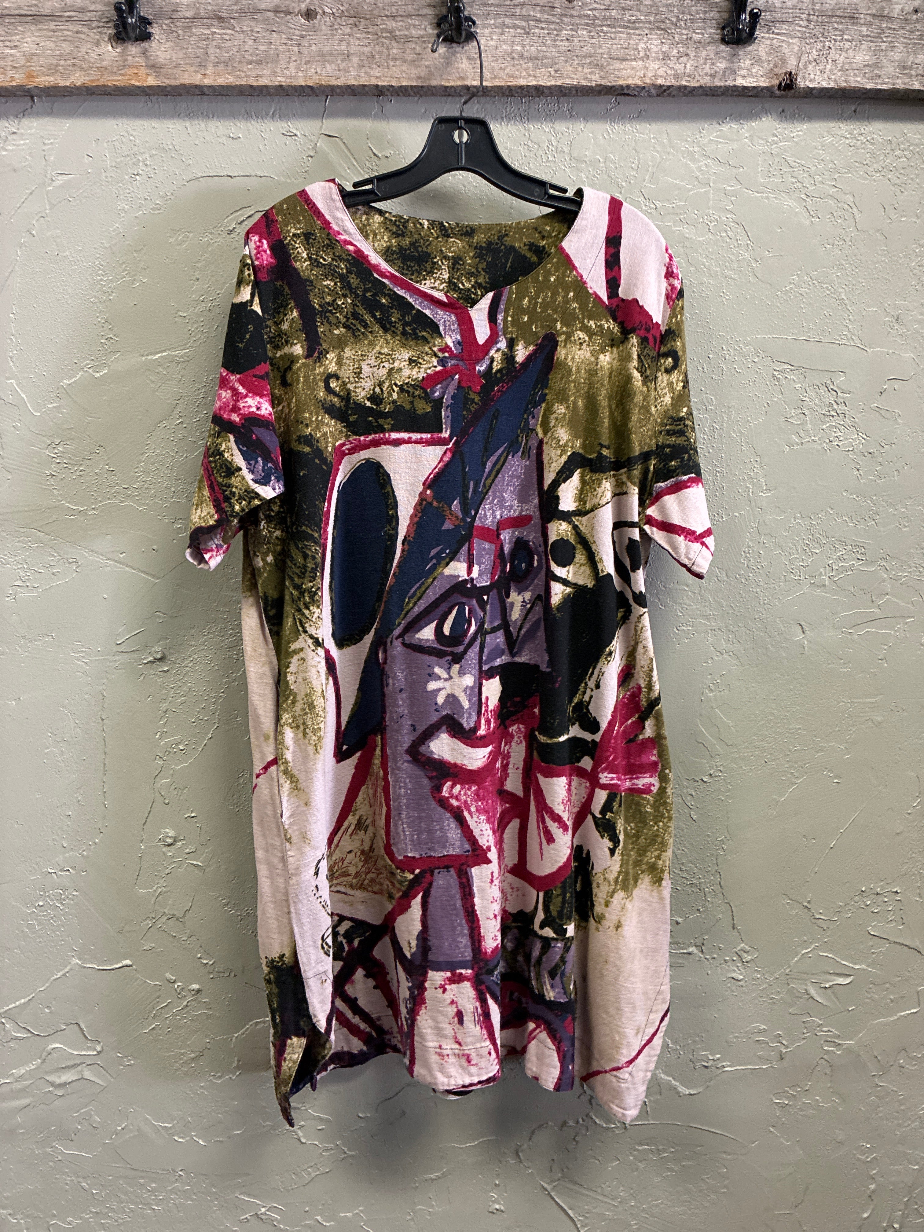 Picasso-Inspired Tunic Dress