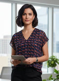cabi Semi-Sheer Blouse (org$79)