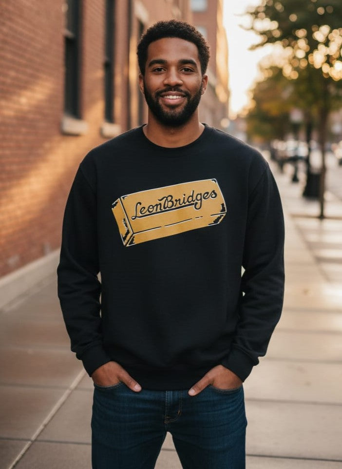 Leon Bridges Gold Brick Crewneck