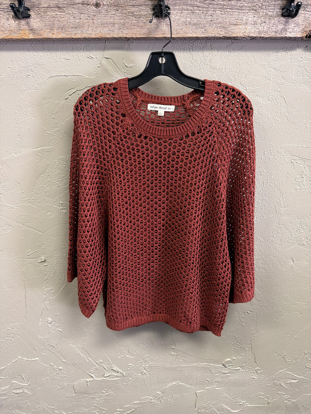 NWOT Indigo Thread Open-Knit Sweater (org$65)