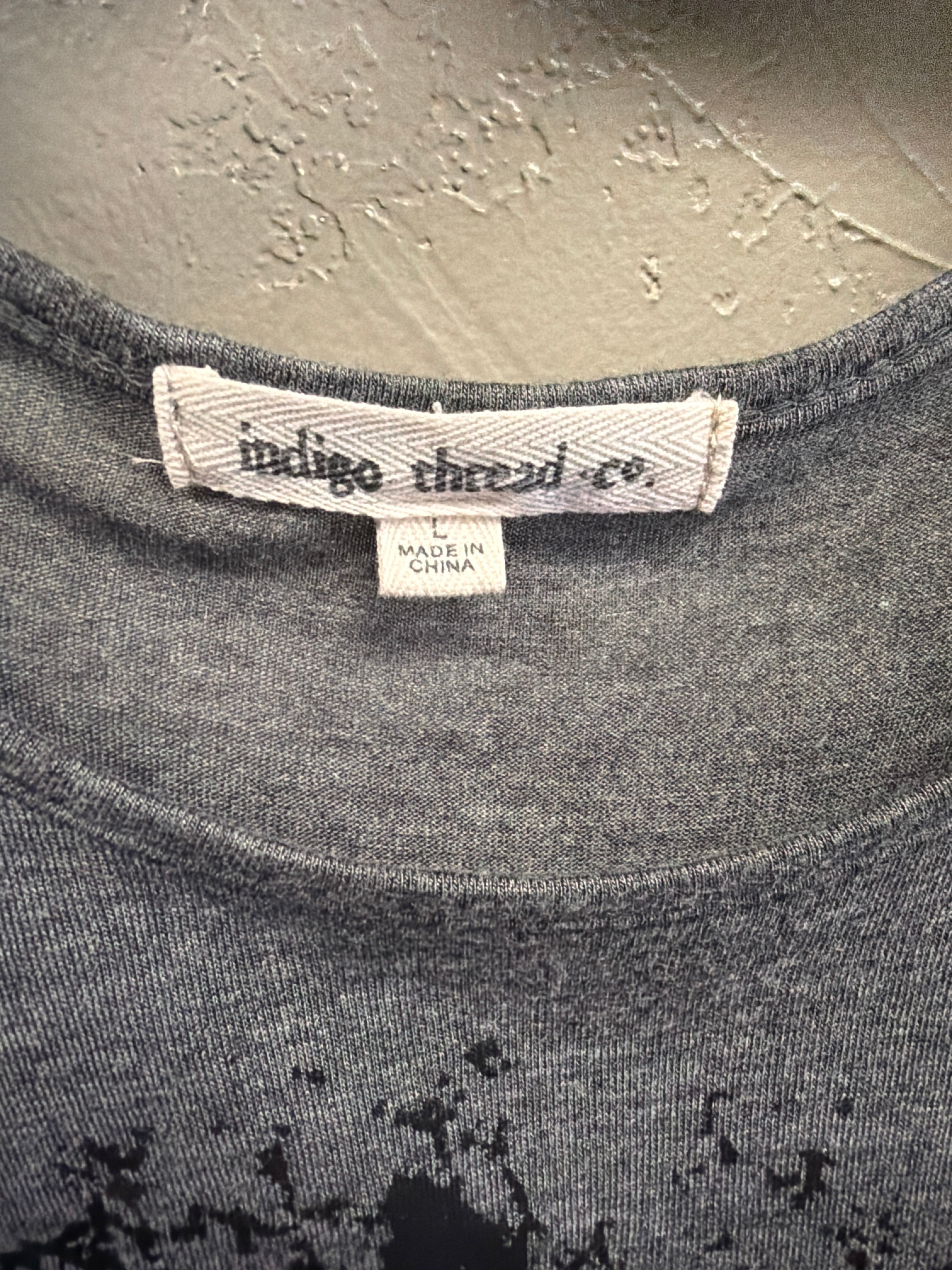 Indigo Thread Asym Tunic Top