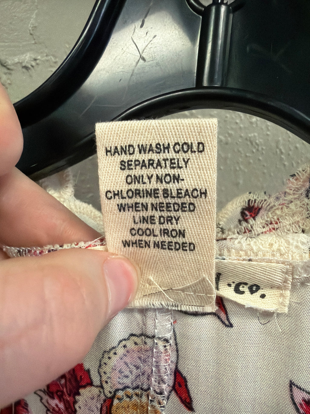 NWOT Indigo Thread Lace Trim Duster (org$48)
