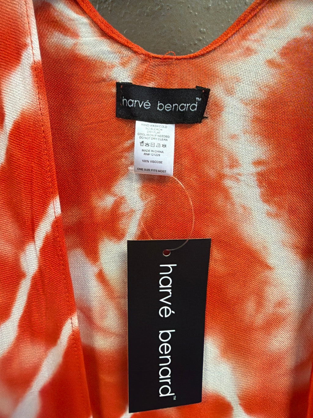 NWT Harve Benard Tie-Dye Kimono (org$40)