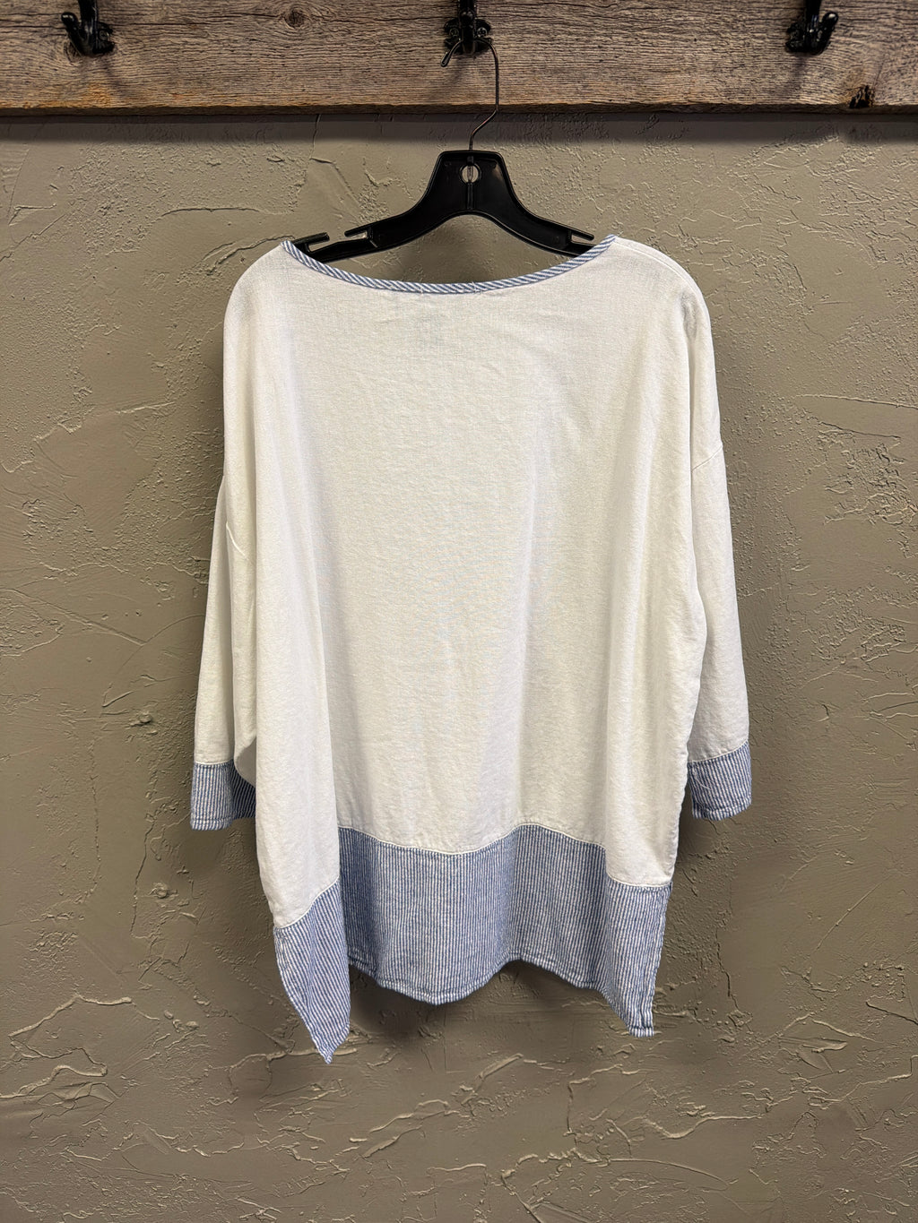 Jones & Co Linen Blend Shirt (org$60)