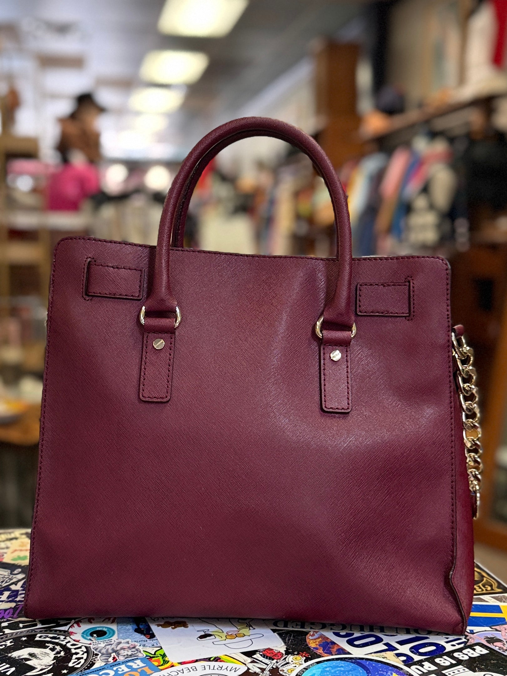 NWOT MK Hamilton Tote (org$358)