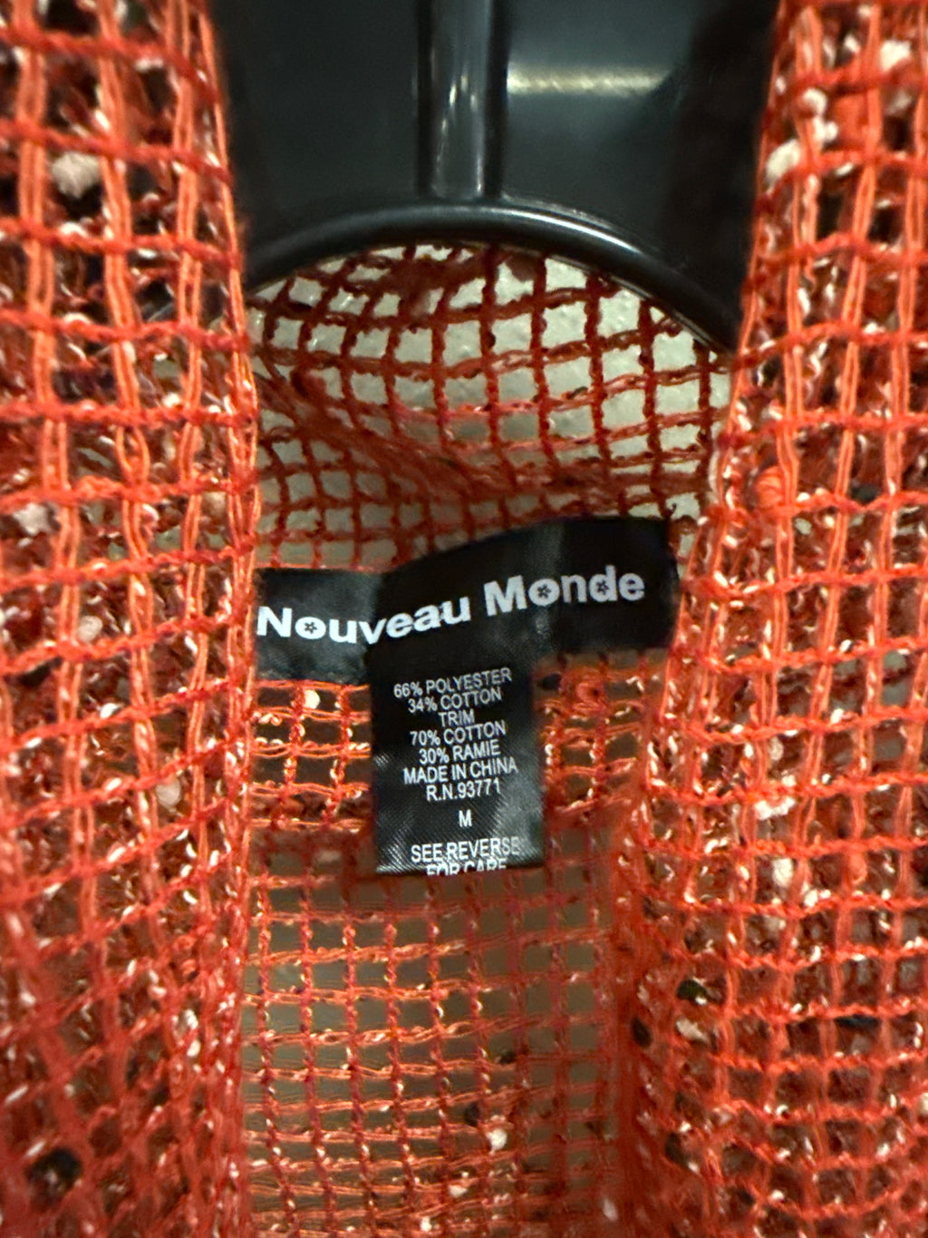 NWOT Nouveau Monde Vest (org$48)