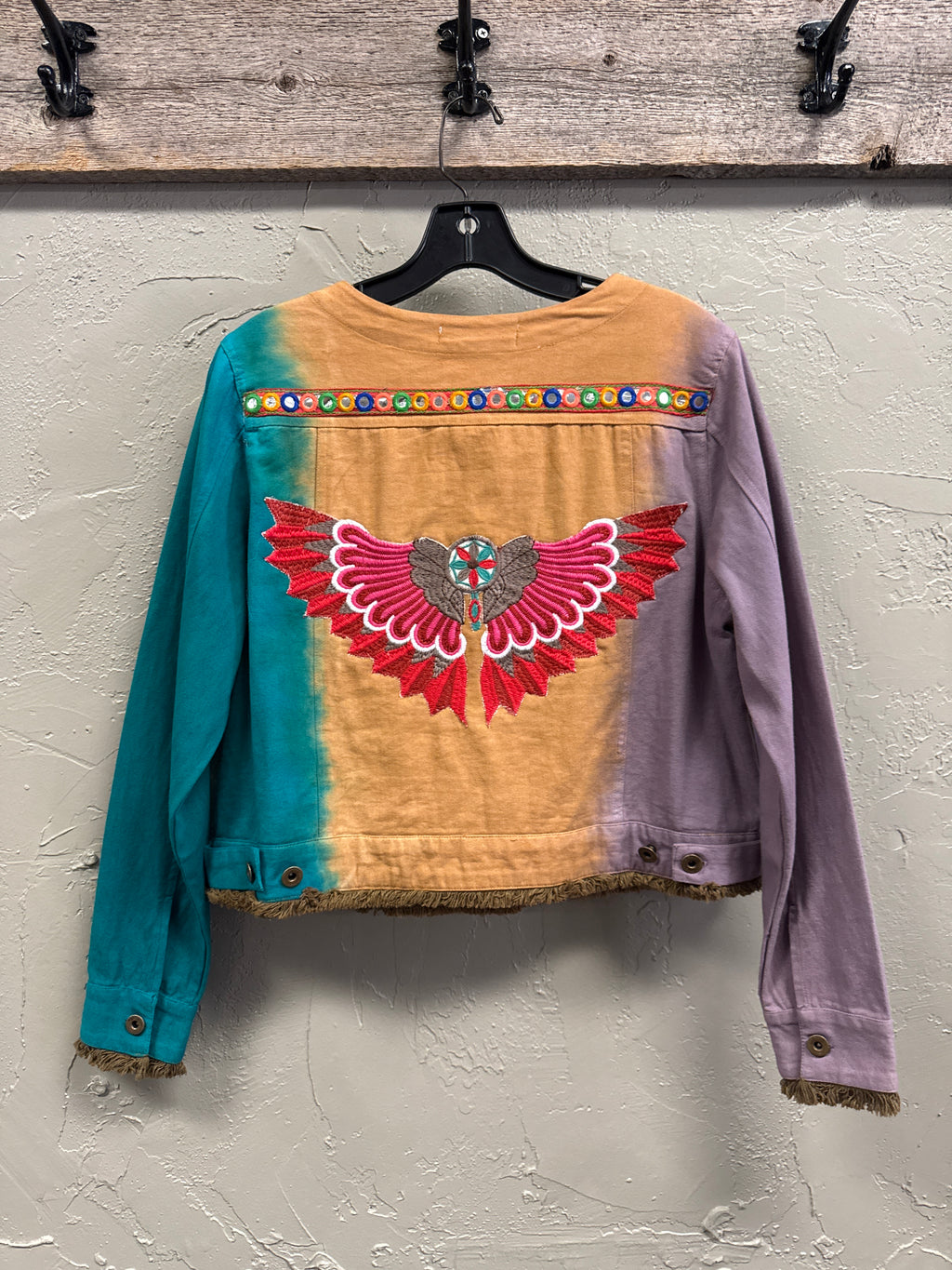 NWOT Indigo Thread Embroidered SW Jacket (org$98)
