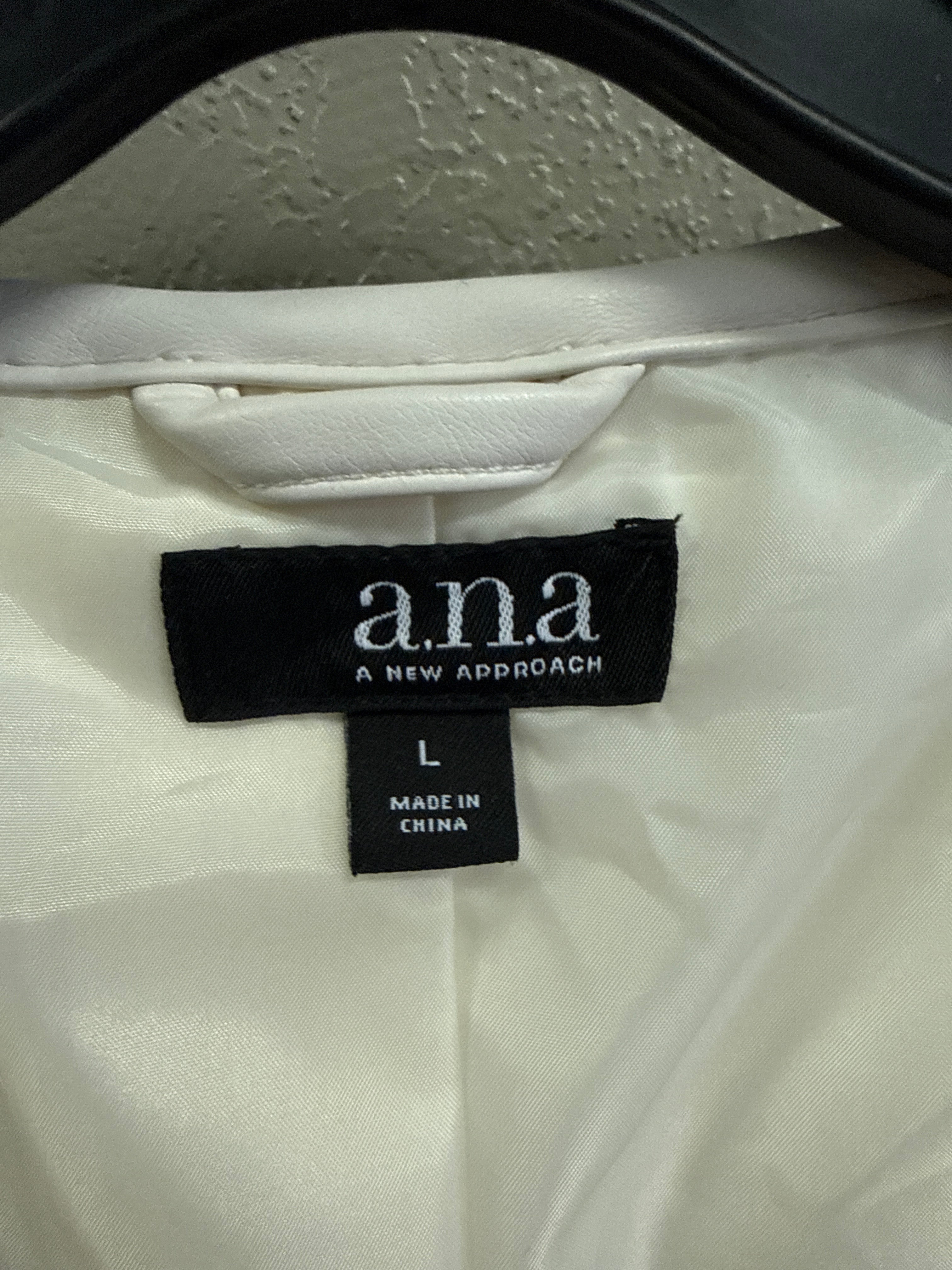 NWT a.n.a Vegan Leather Fringe Jacket (org$120)