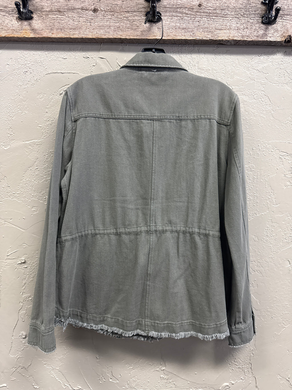 NWOT Indigo Thread Beaded Utility Jacket (org$95)