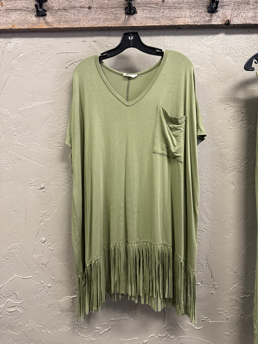 NWOT 180* 2-PC Fringe Tunic Set