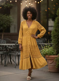 NWOT Indigo Thread Lace Insert Maxi (org$78)