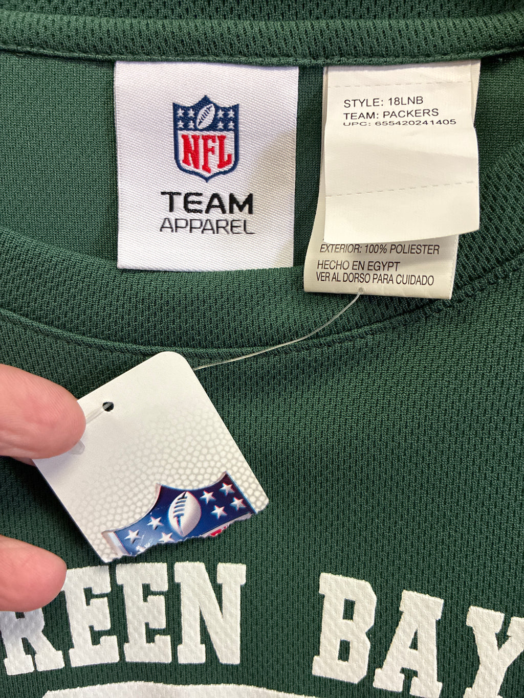 NWOT GB Packers Performance T-Shirt
