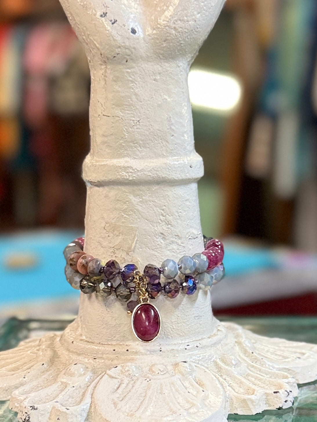 Gemstone Beaded Bracelet