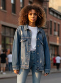 Distressed Demin Jacket
