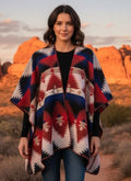 NWOT Aztec-Style Blanket Poncho