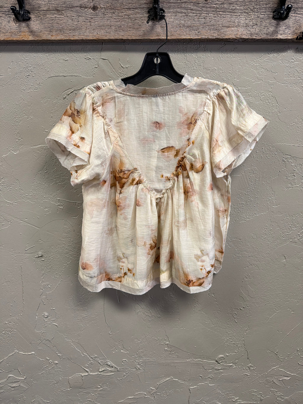 NWT Anthropologie Smocked Yoke Top (org$118)