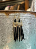 Teardrop Tassel Earrings