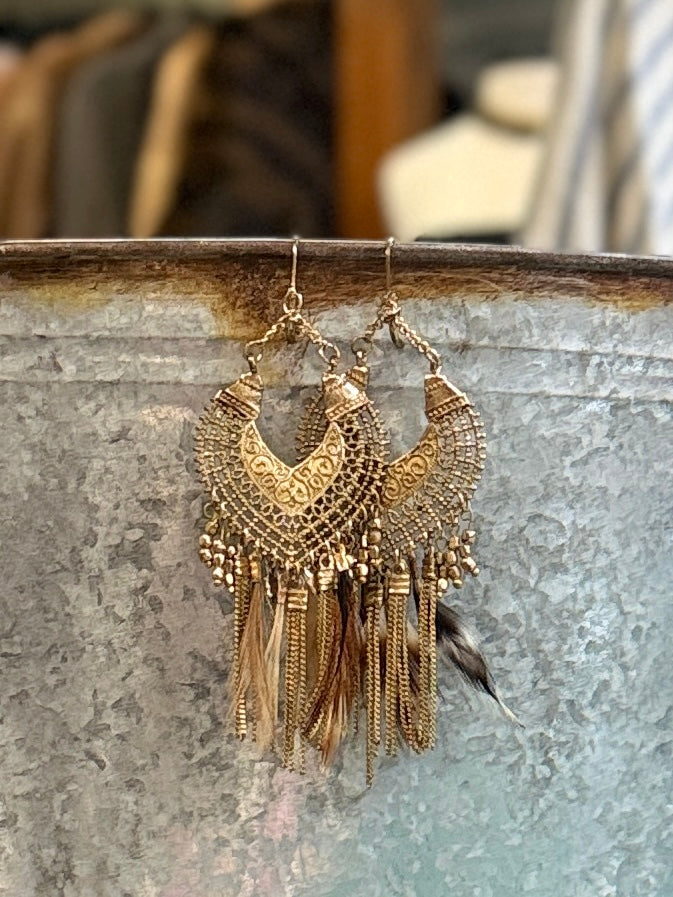 Fringe Statement Earrings