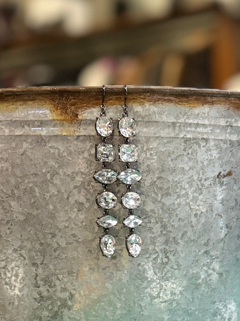 Crystal Drop Earrings