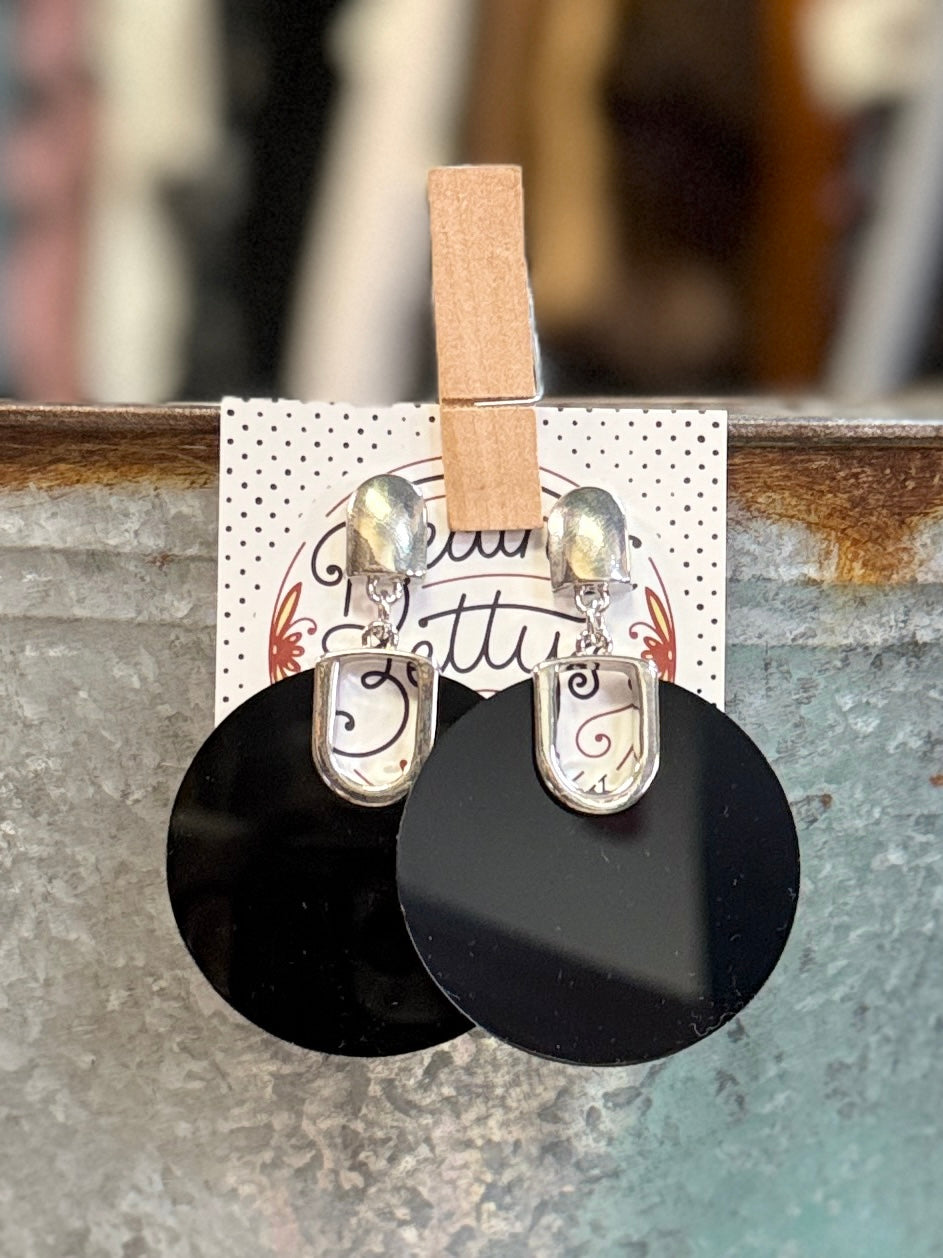 Disc Dangle Earrings