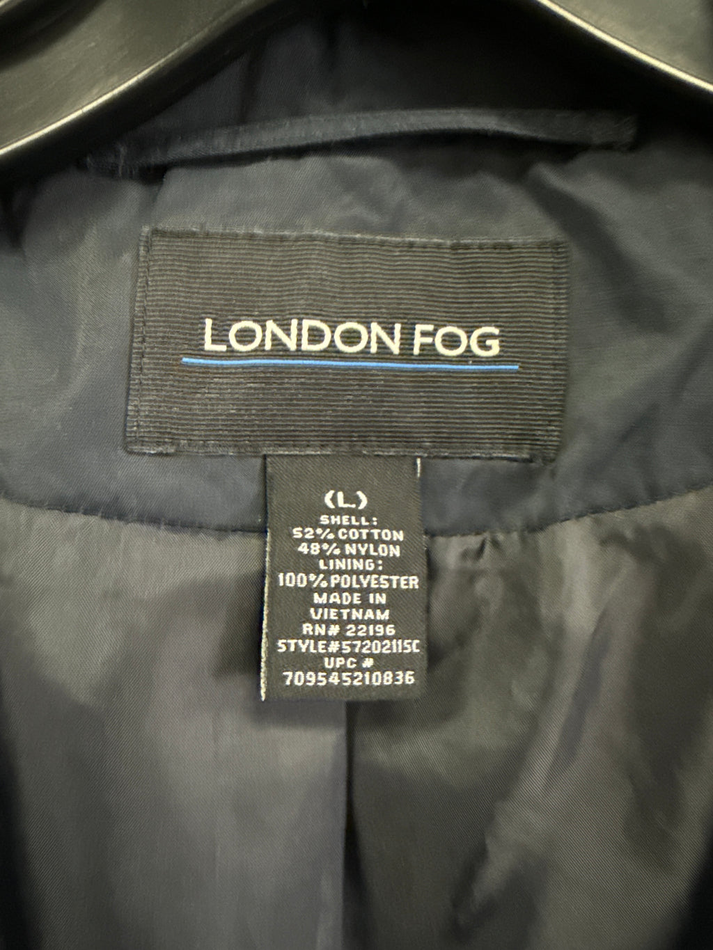 London Fog Short Trench Coat (org$180)